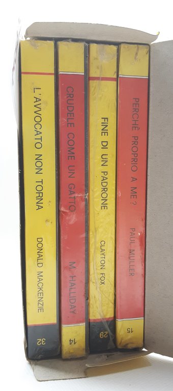 Quattro gialli Longanesi Delitti quasi perfetti 1970