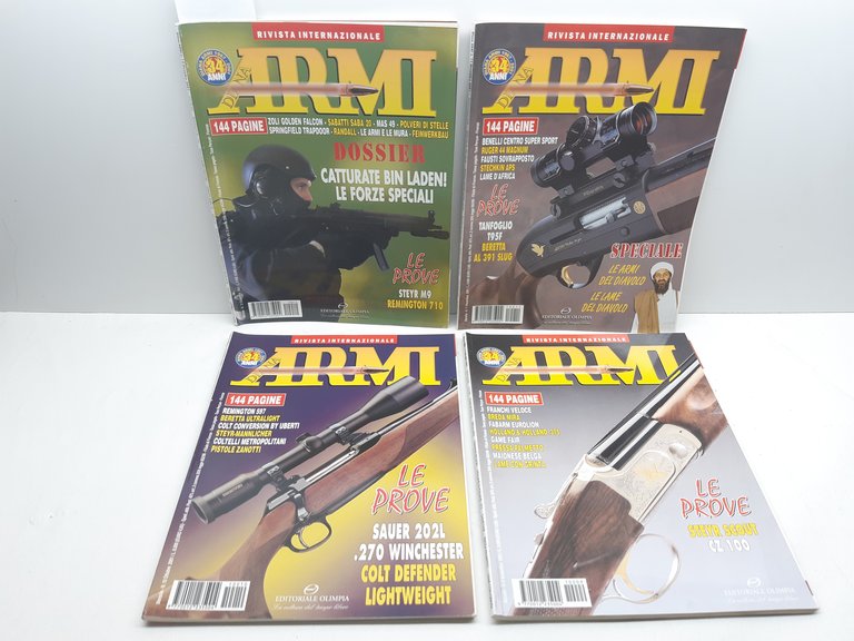 Diana armi raccolta completa 2001 numero 1-12
