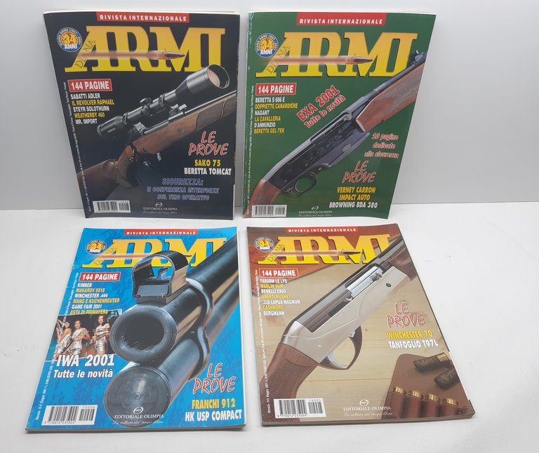 Diana armi raccolta completa 2001 numero 1-12