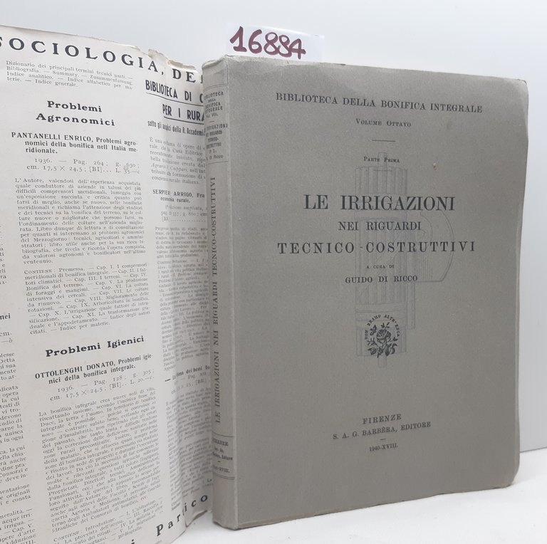 G del Riccio Le irrigazioni nei riguardi tecnico costruttivi Barbera …
