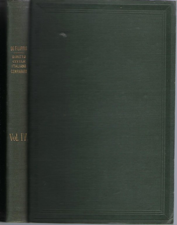 "Diritto civile italiano commparato"