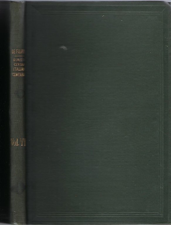 "Diritto civile italiano commparato"