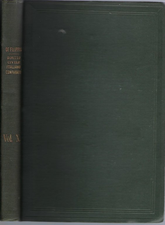 "Diritto civile italiano commparato"