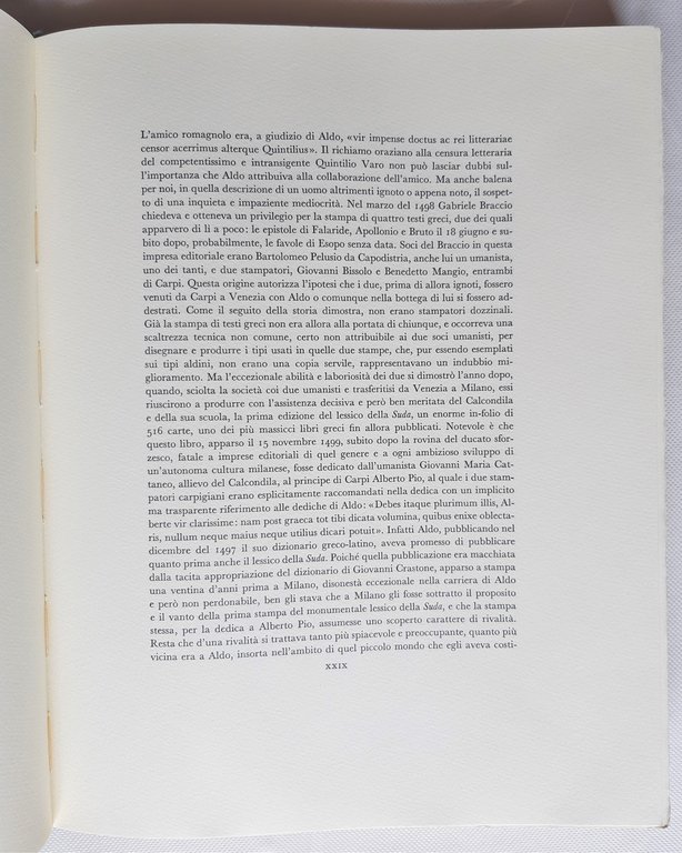 Aldo Manuzio Editore dediche prefazioni note ai testi Ing C …
