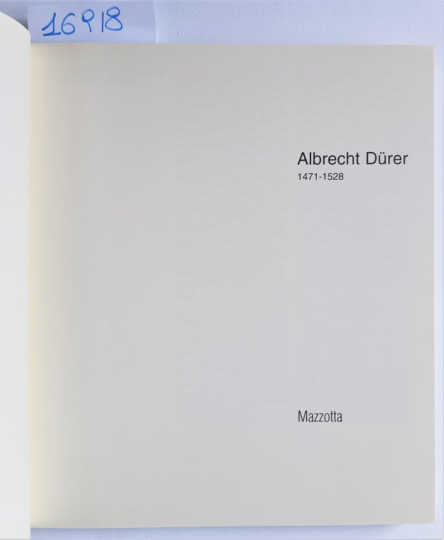 Albrecht Durer 1471-1528 Mazzotta 2002