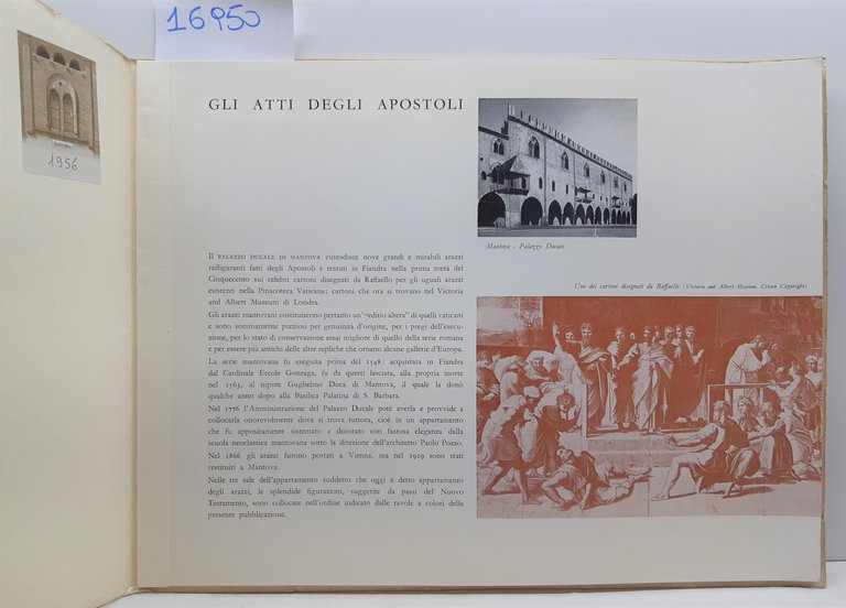 La serie Mantovana degli arazzi raffaelleschi Ente provinciale per il …