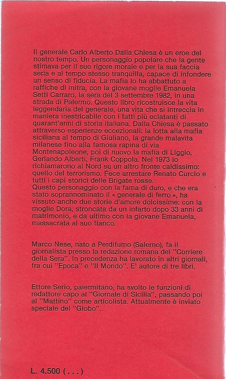 "Il generale della chiesa " "La storia di un uomo …