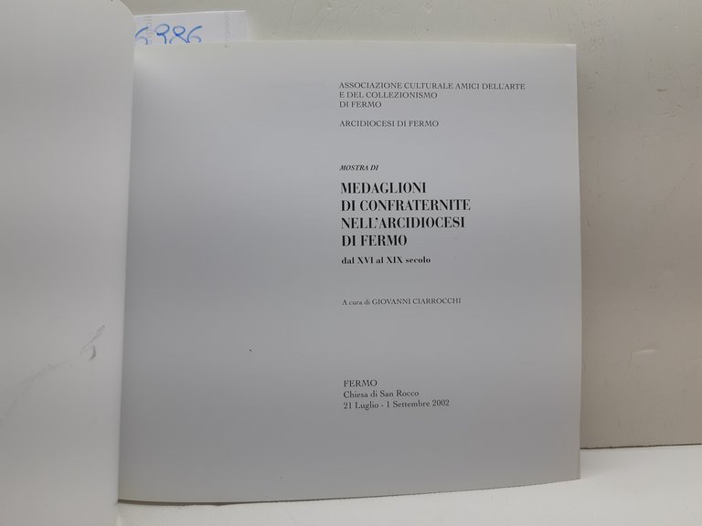 Giovanni Ciarrocchi Medaglioni di confraternite nell'arcidiocesi di Fermo dal XVI …