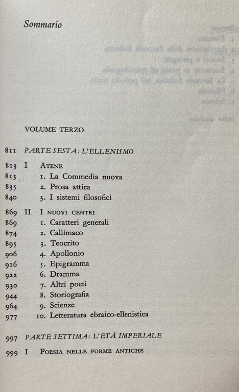 STORIA DELLA LETTERATURA GRECA. VOLUME 1: DAGLI INIZI A ERODOTO, …