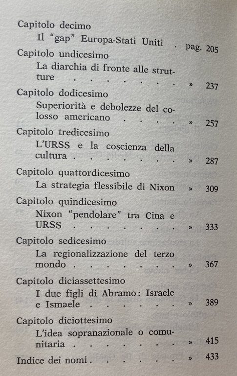 LA DIARCHIA. 1969 USA-URSS: IDEOLOGIE E COMPROMESSI DELLA POLITICA MONDIALE …