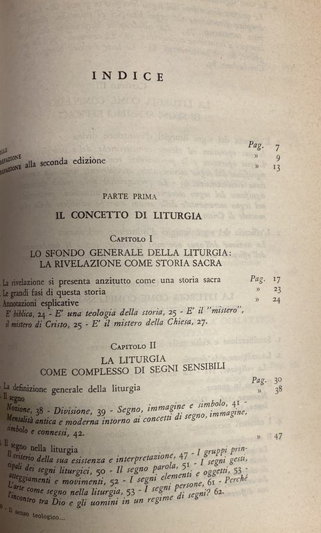 IL SENSO TEOLOGICO DELLA LITURGIA. SAGGIO DI LITURGIA TEOLOGICA GENERALE