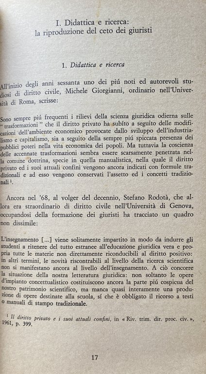 STATO E GIURISTI TRA CRISI E RIFORMA