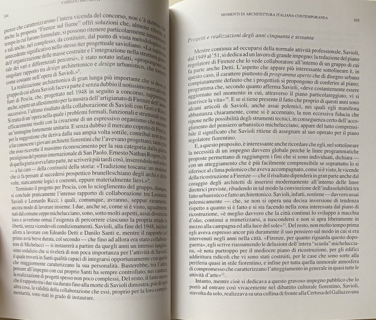 MOMENTI DI ARCHITETTURA ITALIANA CONTEMPORANEA.