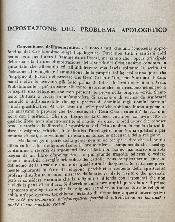 ENCICLOPEDIA APOLOGETICA DELLA RELIGIONE CATTOLICA.