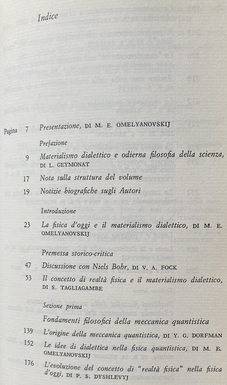 L'INTERPRETAZIONE MATERIALISTICA DELLA MECCANICA QUANTISTICA. FISICA E FILOSOFIA IN URSS.