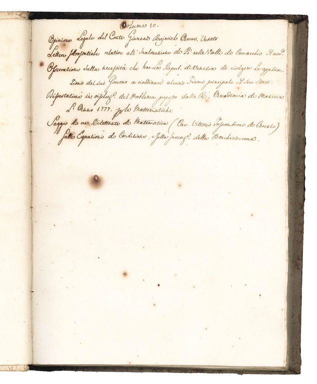 18th-century Venetian Sammelband containing five works on hydraulic governance and … | Immagine Gallery 7