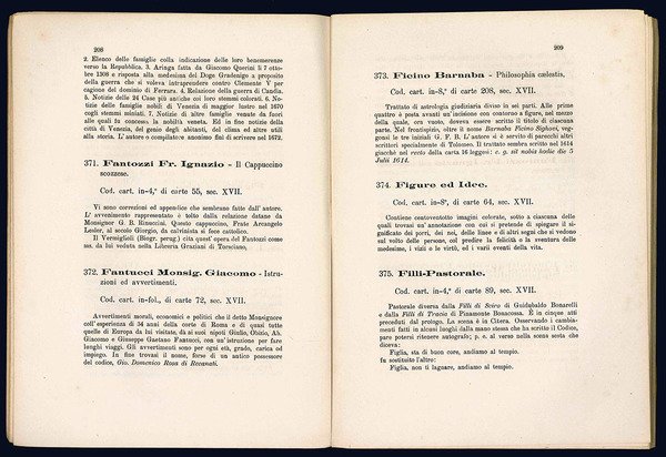 Catalogo dei codici manoscritti posseduti dal Marchese Giuseppe Campori.