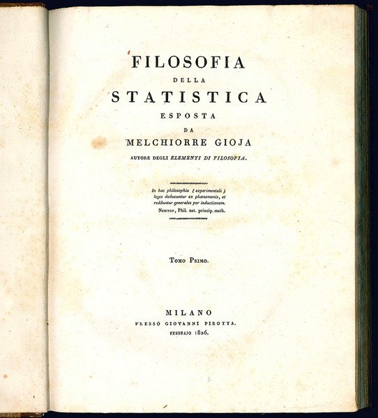 Filosofia della statistica.