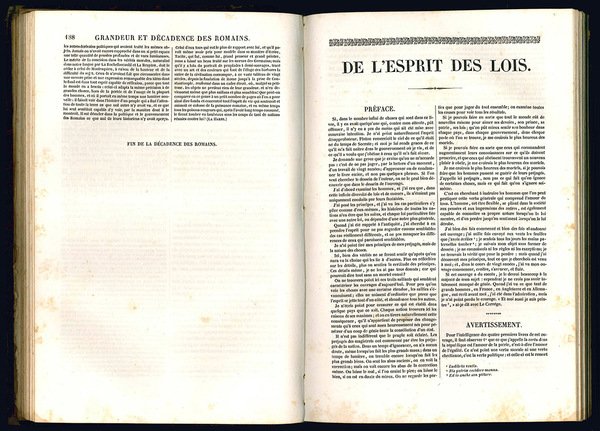 Oeuvres complètes de Montesquieu.
