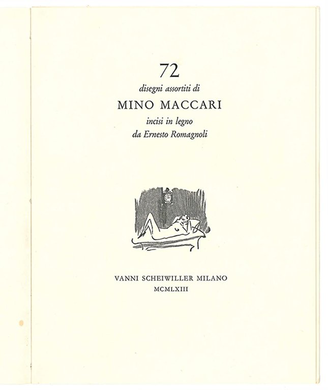 72 disegni assortiti di Mino Maccari incisi in legno da …