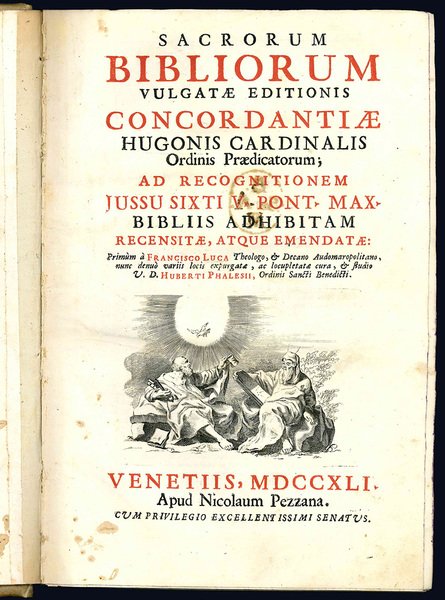 Sacrorum Bibliorum Vulgatae editionis concordantiae.