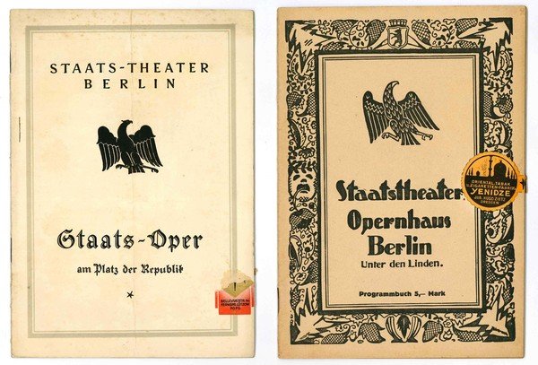 Raccolta di 12 opuscoli teatrali tedeschi ed austriaci