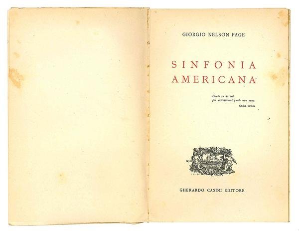 Sinfonia americana.