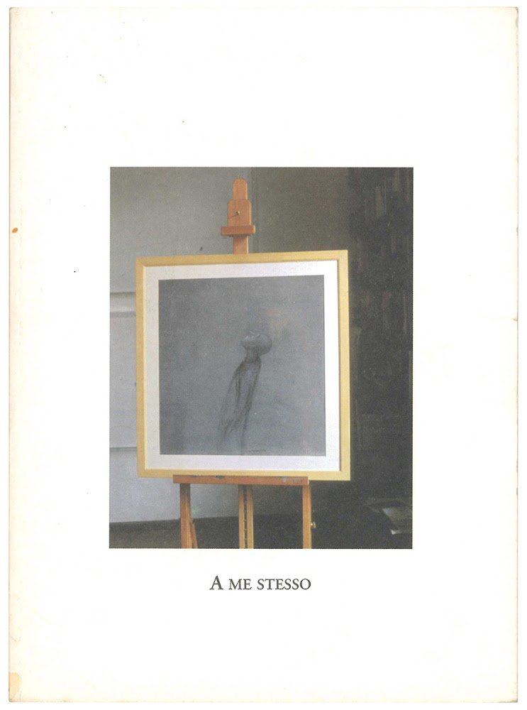 A me stesso. Testo in catalogo di Silvia Evangelisti. Con …