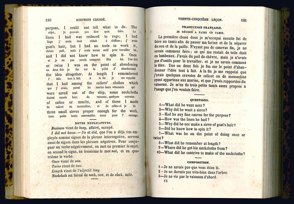 Abrégé de la vie et des aventures de Robinson Crusoé …