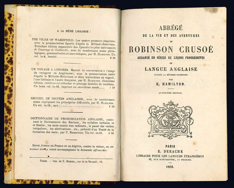 Abrégé de la vie et des aventures de Robinson Crusoé …