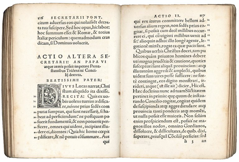 Actiones duae secretarii pontificii: quarum altera disputat, an Paulus Papa …