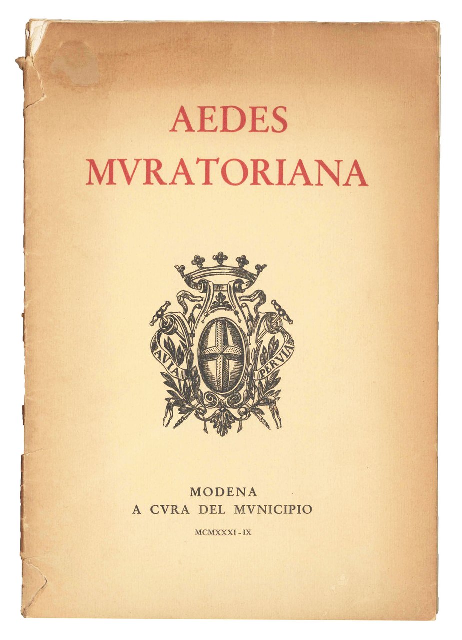 Aedes Muratoriana. | Immagine principale