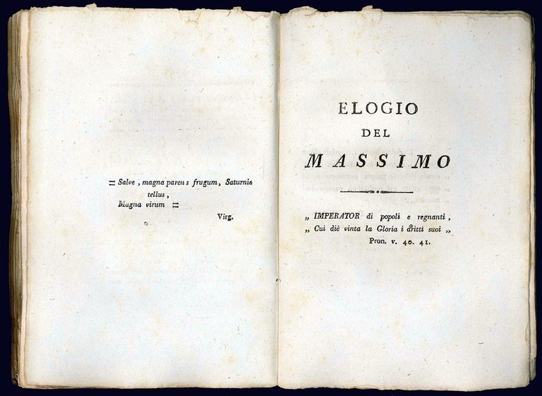Agl'italiani del 1808. Prosa accademica.