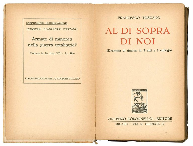 Al di sopra di noi (Dramma di guerra in 3 …