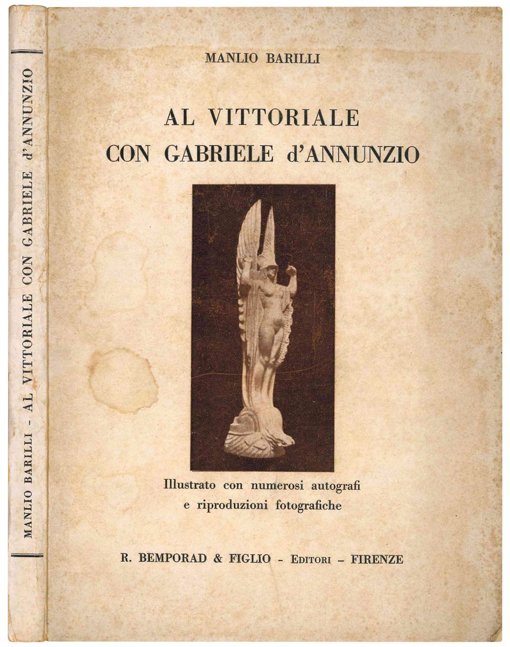 Al Vittoriale con Gabriele D'Annunzio. Illustrato con numerosi autografi e … | Immagine principale