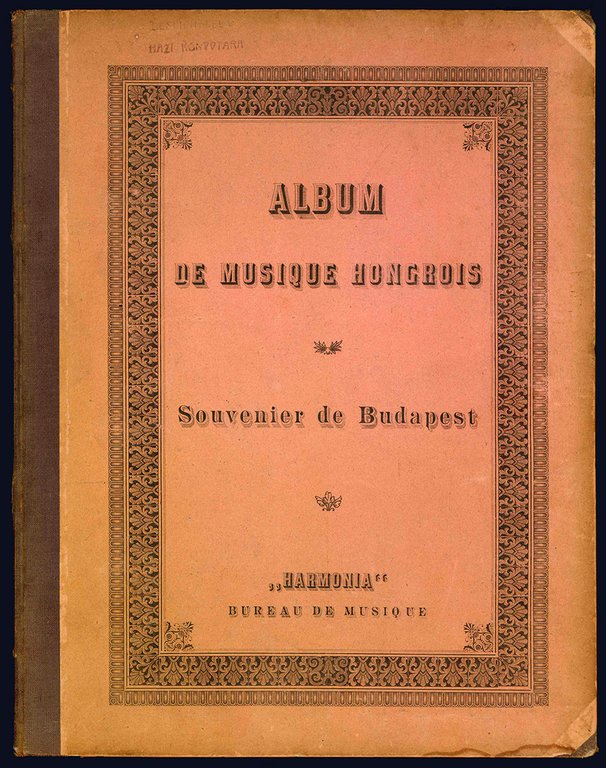 Album de Musique Hongrois. Souvenir de Budapest.