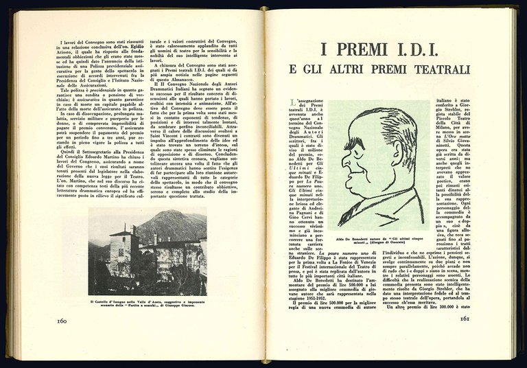 Almanacco dello spettacolo italiano. 1952. Sotto gli auspici della Presidenza …