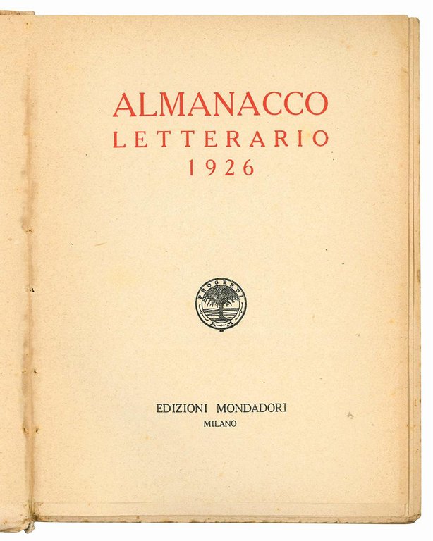 Almanacco letterario 1926.