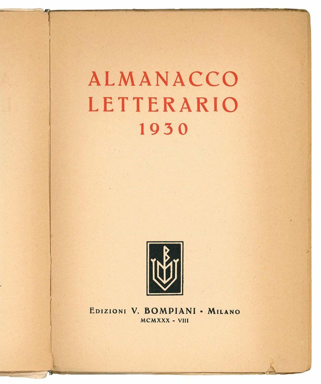 Almanacco letterario 1930.