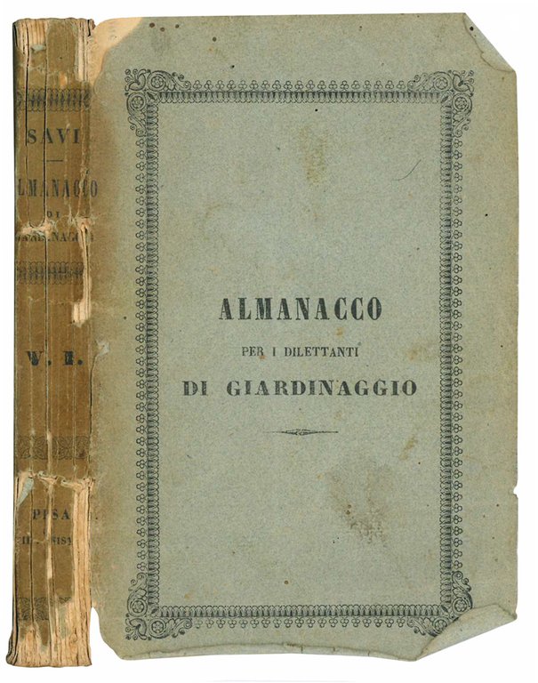 Almanacco per i giovani dilettanti di giardinaggio [...] aggiuntovi alcune …
