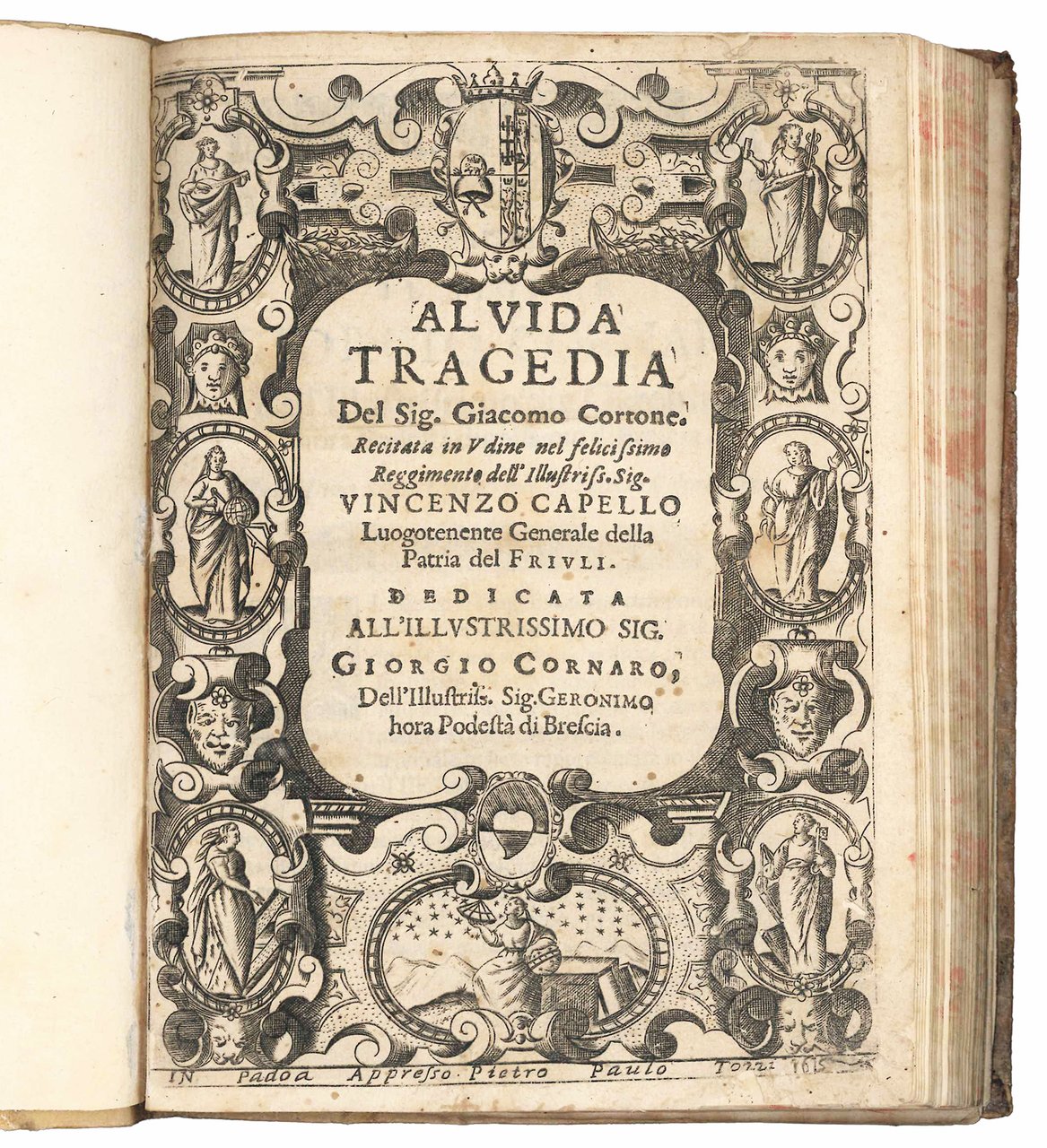Alvida tragedia del Sig. Giacomo Cortone. Recitata in Udine nel … | Immagine principale