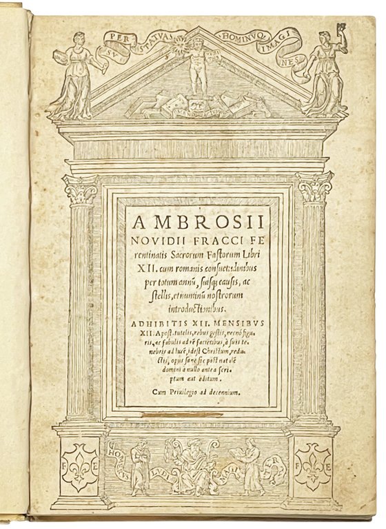 Ambrosii Novidii Fracci Ferentinatis Sacrorum fastorum libri XII. cum romanis …