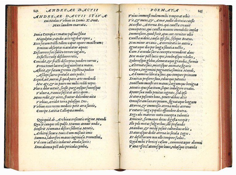 Andreae Dactii Patricii et Academici Florentini Poemata.