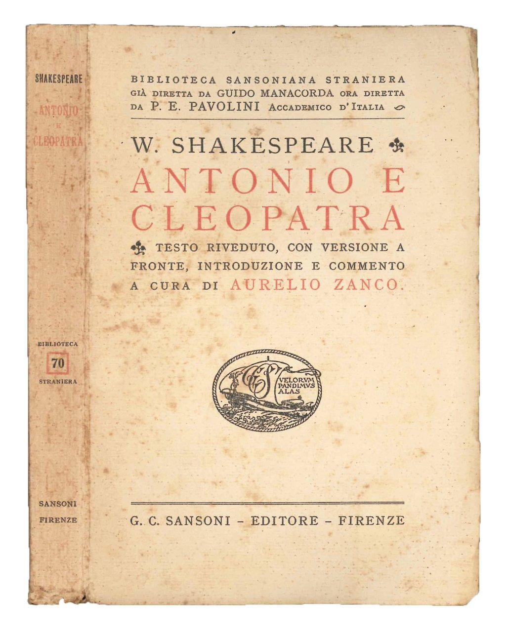 Antonio e Cleopatra. | Immagine principale