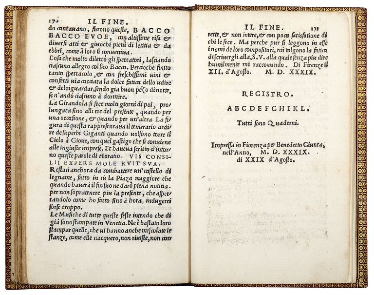 Apparato et feste nelle noze dello illustrissimo Signor Duca di …