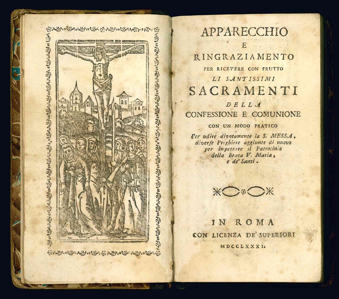 Apparecchio e ringraziamento per ricevere con frutto li Santissimi Sacramenti …