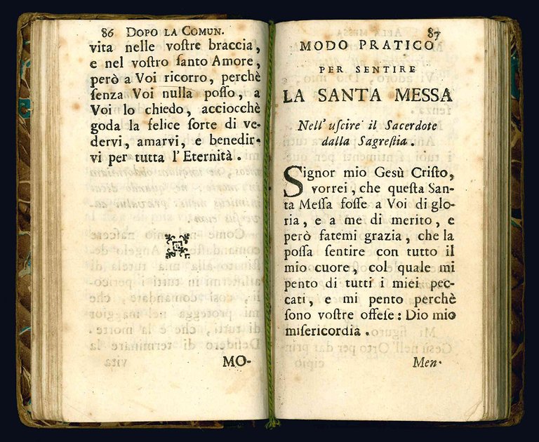 Apparecchio e ringraziamento per ricevere con frutto li Santissimi Sacramenti …