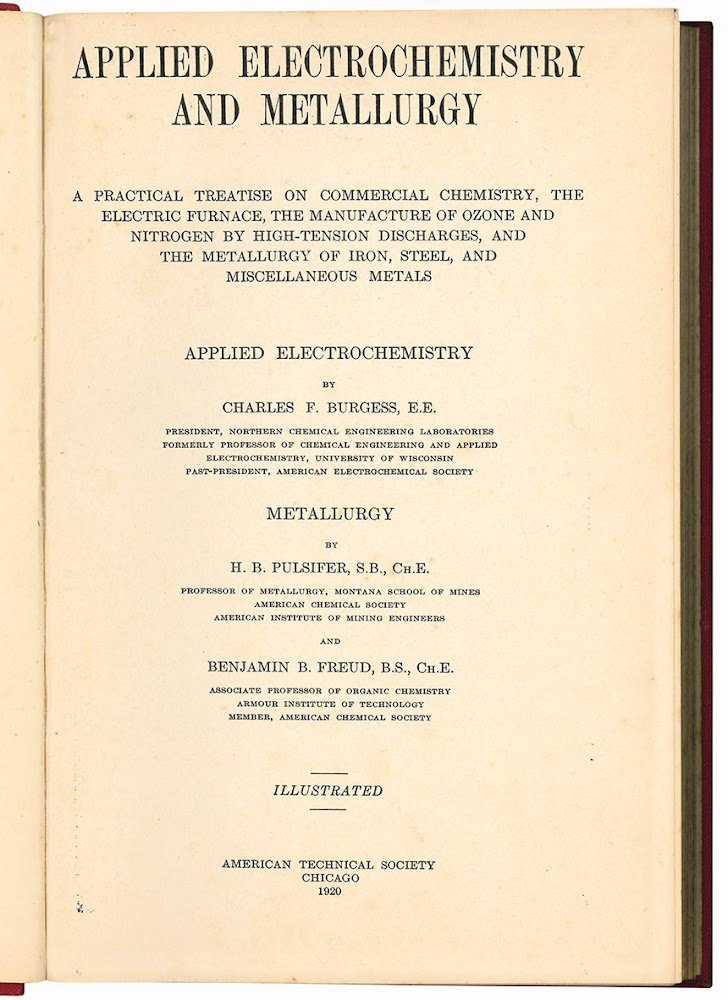 Applied electrochemistry and metallurgy. A pratical treatise on commercial chemistry, …