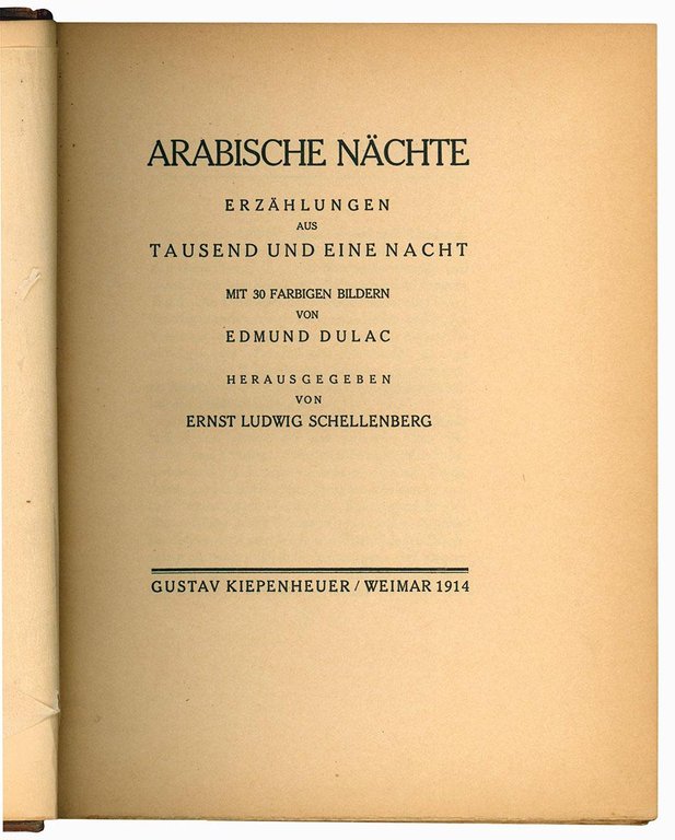 Arabische Nächte. Erzählungen aus tausend und eine nacht. Mit 30 …