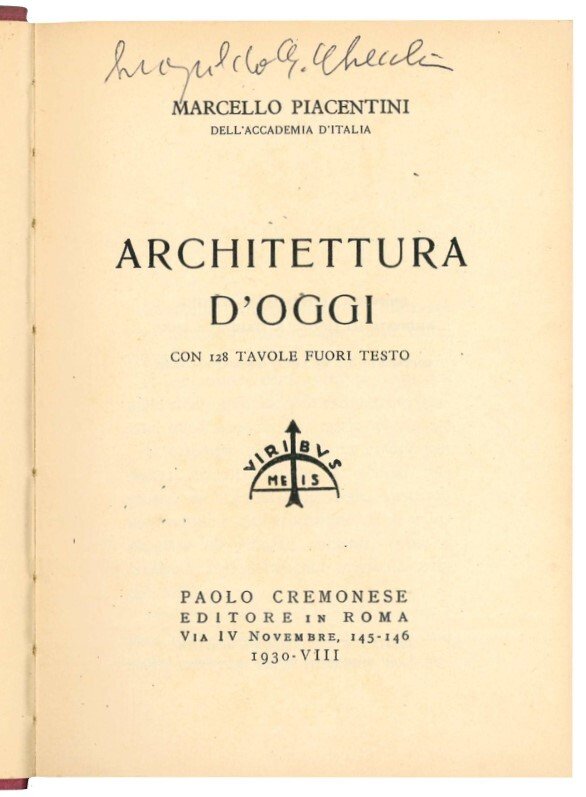 Architettura d'oggi.